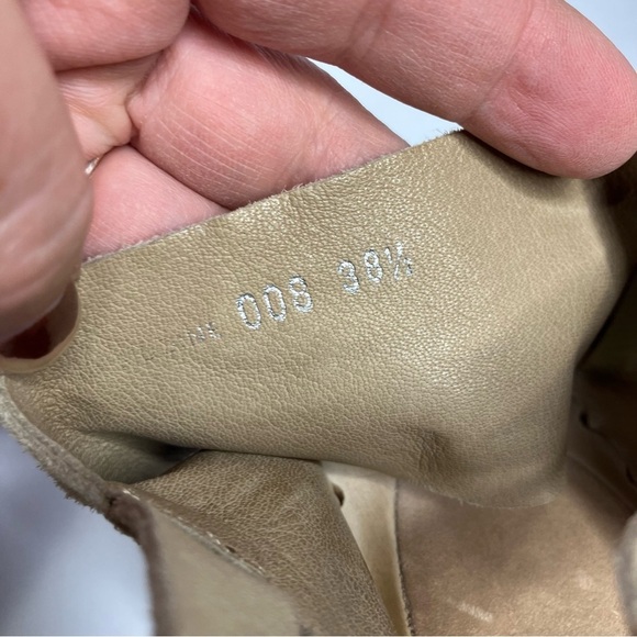 Officine Creative tan leather sandals with block heel made in Italy size 38.5 - Picture 7 of 9